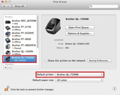 brother printer driver for mac sierra